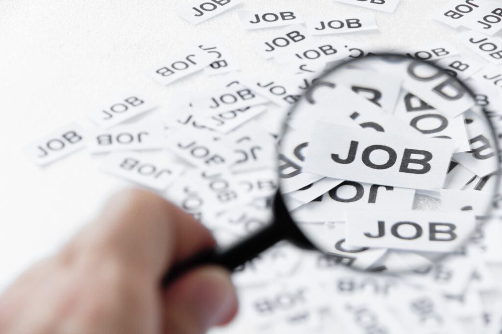 Find a job concept